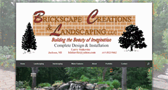 Desktop Screenshot of brickscapecreations.com